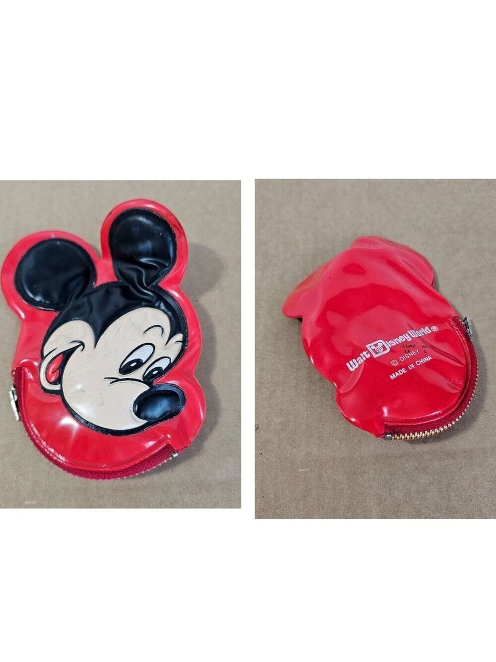Bundle Vintage Disney Figures BONUS Mickey Mouse Coin Purse Cake Toppers WDW - Picture 14 of 15